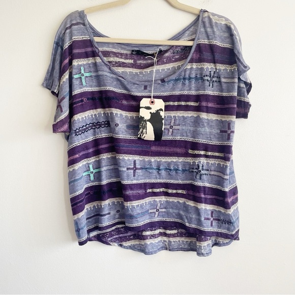 NWT Patterson J. Kincaid southwestern linen western embroidered lagenlook Aztec - Picture 1 of 10